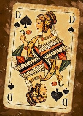 retro playing card 1