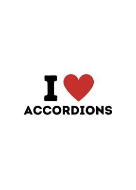 I Love Accordions Simple