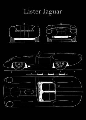 Lister Jaguar Blueprint 19