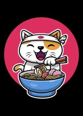 Ramen Cat Design