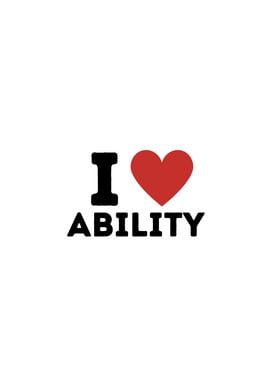 I Love Ability Simple