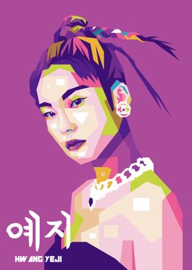 ITZY HWANG YEJI POP ART