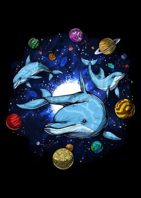 Space Dolphins Psychedelic