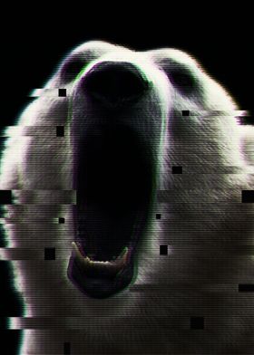 Glitched Polar Bear