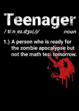 Teenager Definition Zombie