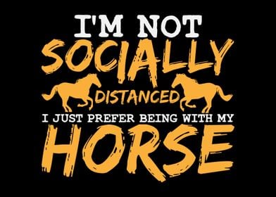 Horses Social Distancing