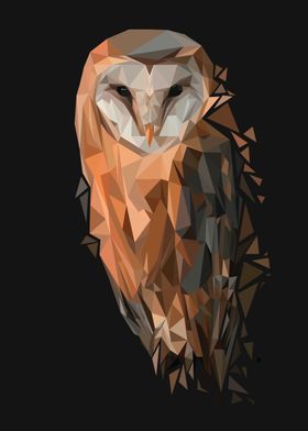 owl lowpoly art