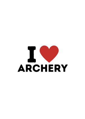 I Love Archery Simple