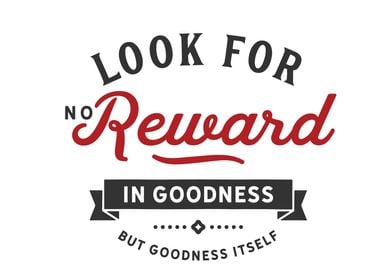 Look for no reward