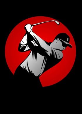 Golf Player illustrations 