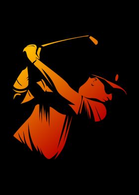 Golf Player illustrations 