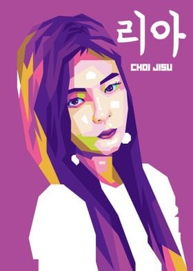 ITZY LIA POP ART