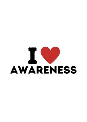 I Love Awareness Simple