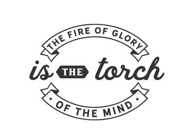 The fire of glory