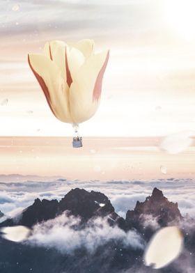 Balloon Tulip Fly Away