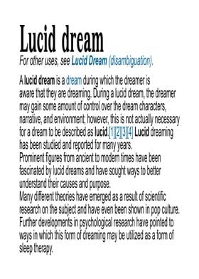 lucid dream