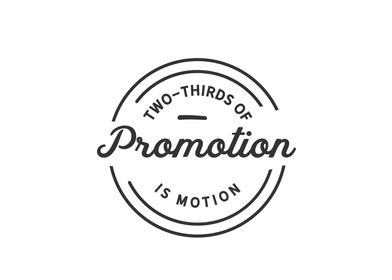 Twothirds of promotion