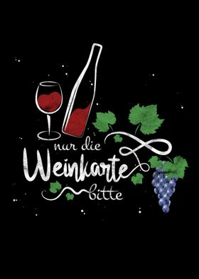 Nur die Weinkarte bitte