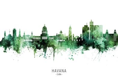 Havana Skyline Cuba