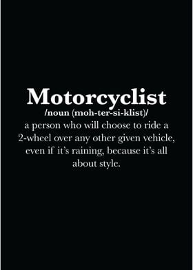 Motorcyclist definition