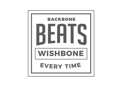 Backbone beats wishbone 