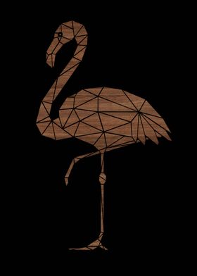 Walnut Flamingo
