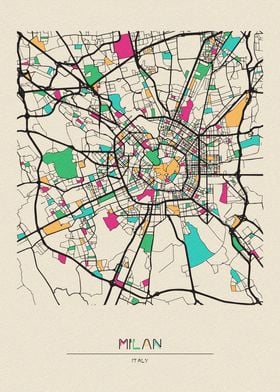 Milan Map