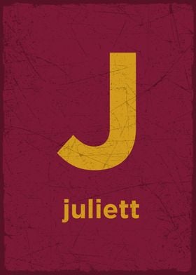 J is for Juliett