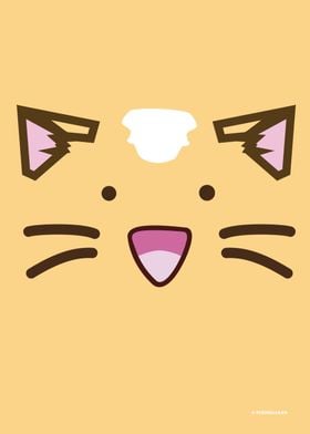 Kawaii Cat Face