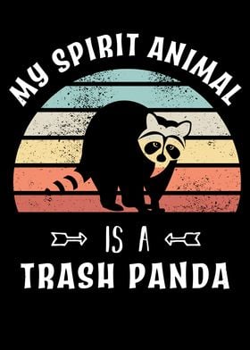 Funny Raccoon Trash Panda' Poster by Philip Anders