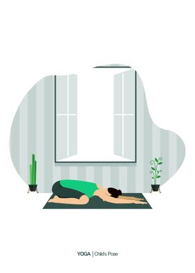 YOGA Childs Pose