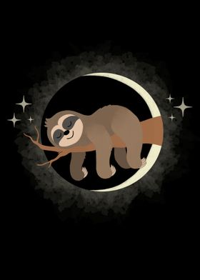 Lazy Sloth Solar Eclipse