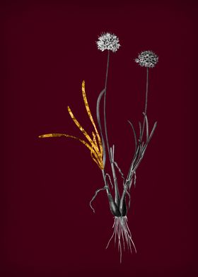 Vintage Floral Wine Gold-preview-2