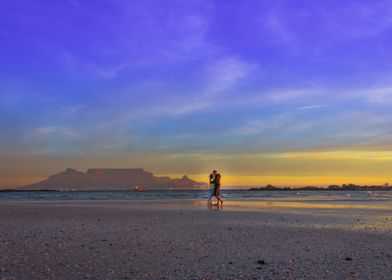 Table mountain coastline