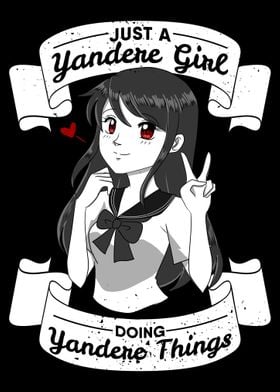 Yandere Anime Meme' Poster by AestheticAlex | Displate