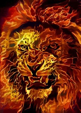 Lion Hell art