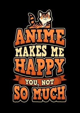 Funny Anime Otaku Poster