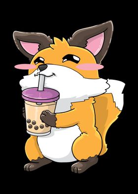 Foxes Fox Bubble Tea Boba 