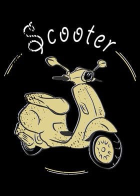 With The Scooter Through