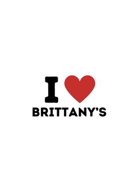 I Love Brittanys Simple