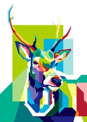 Colorful Deer