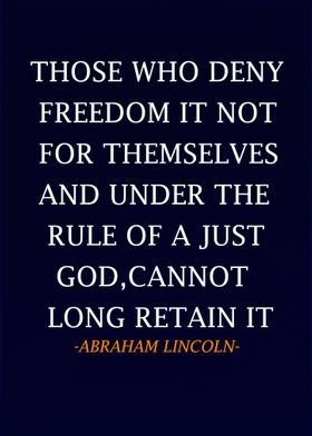 Abraham Lincoln Qoute 