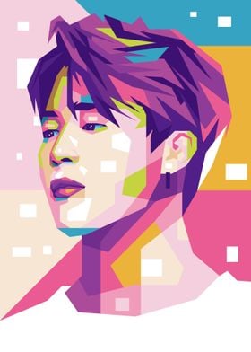 BTS PARK JIMIN POP ART