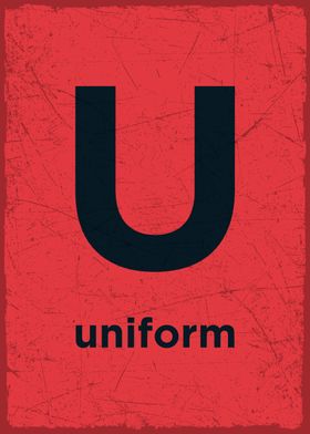 U is for uniform