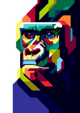 Colorful Gorilla