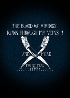 Viking Mead Runes Nordic