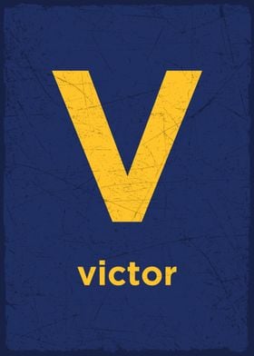 V is for victor