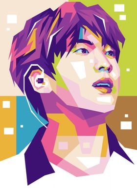 BTS KIM SEOKJIN POP ART