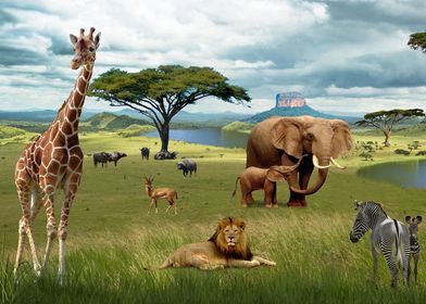 Elephant Animals of Africa