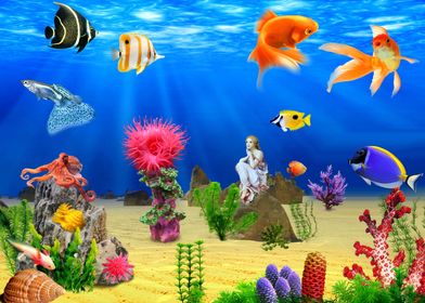 Fish Ocean floor sea